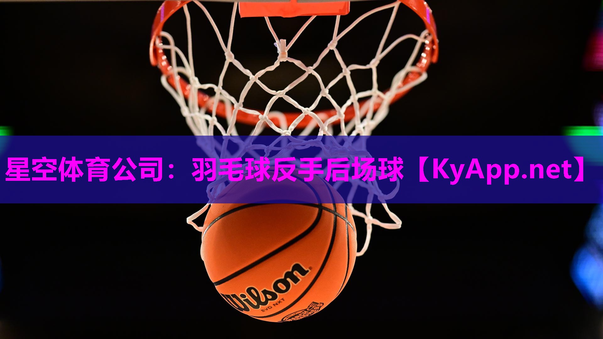 羽毛球反手后场球
